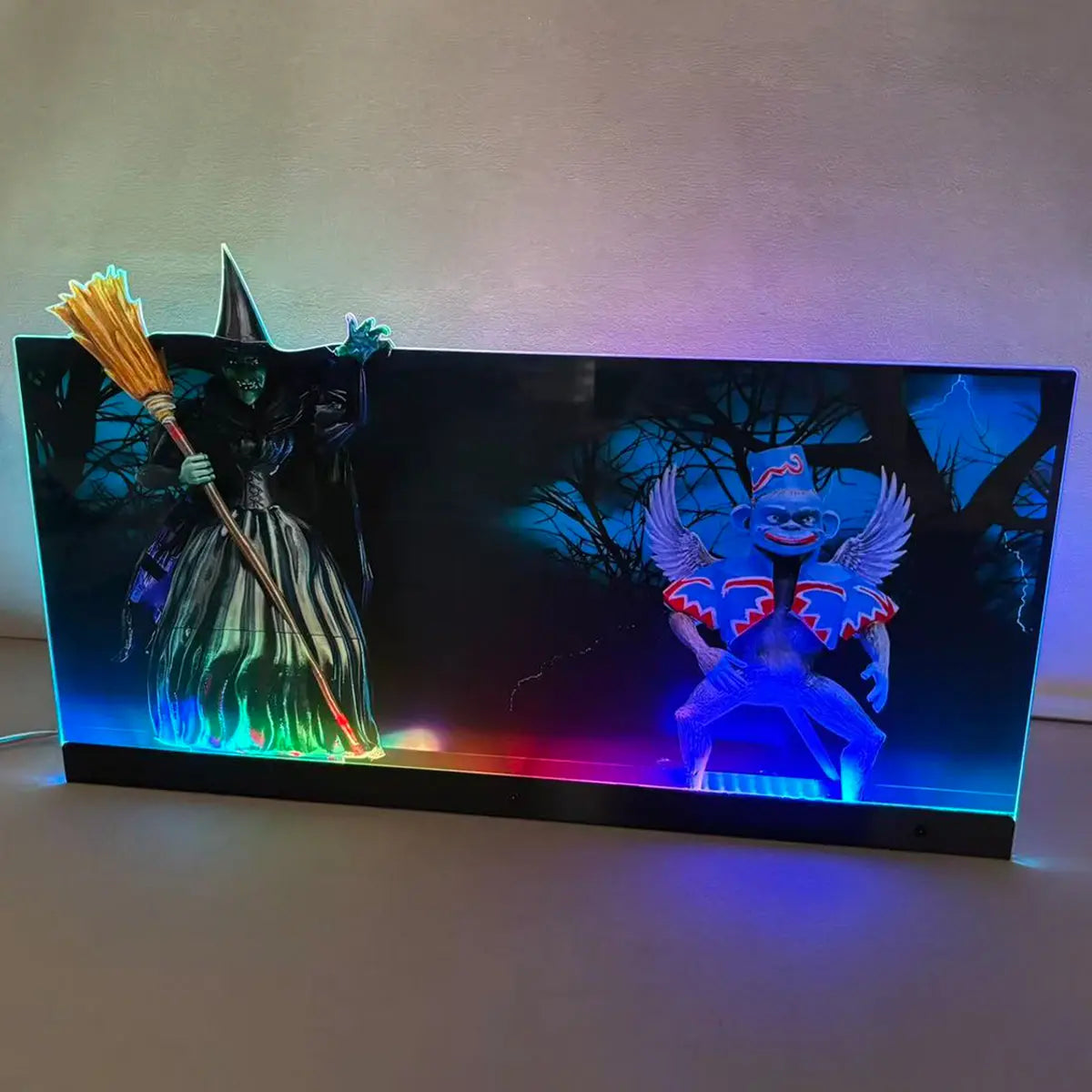 The Wizard of Oz Topper, Pinball topper 3D Acrylic LED Topper, for Jersey Jack Pinball Machine, Pinball Topper FYLZGO Signs