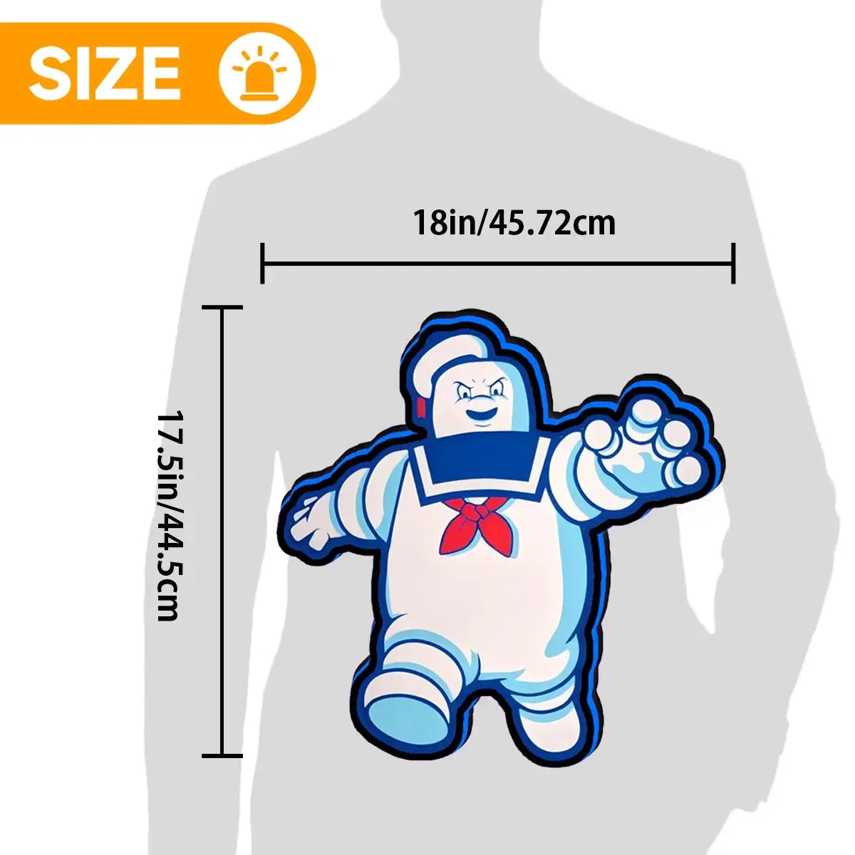 Ghostbusters Stay Puft 3D Lightbox USB Powered with Dimming Control Perfect Decor FYLZGO Signs