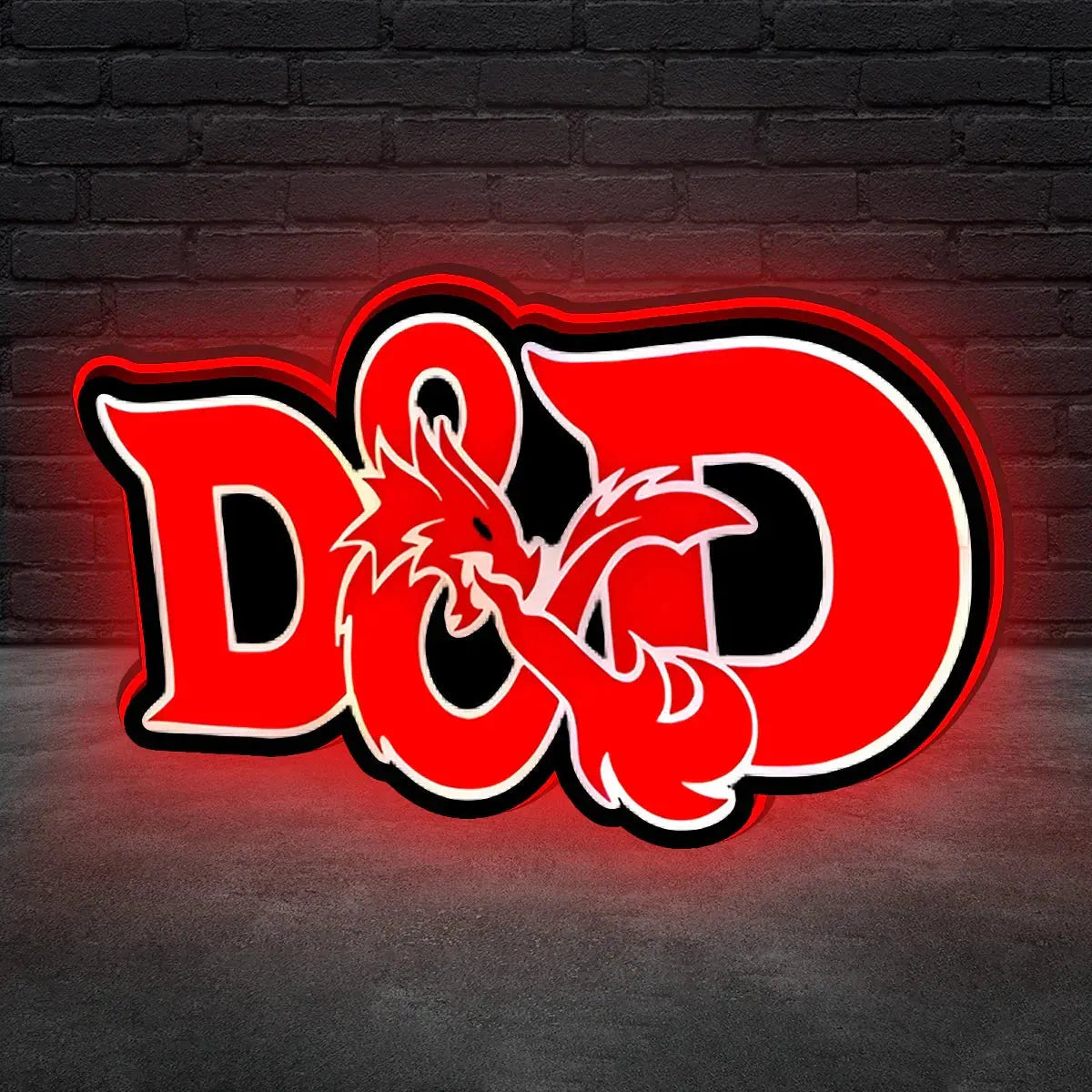 Dungeons and Dragons Lightbox D&D Gift Dungeons & Dragons LED Lamp FYLZGO Signs