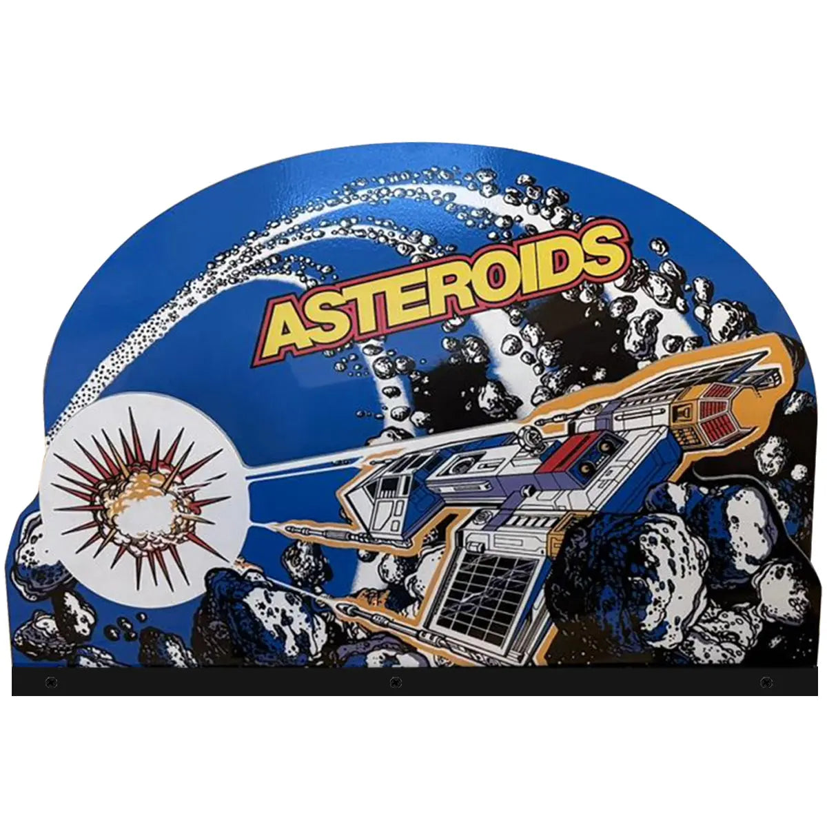 Asteroids Arcade 3D Acrylic LED Topper, For Arcade Game Art Repro Game Machine, Arcade Topper FYLZGO Signs
