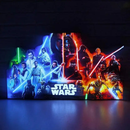 Star Wars Pinball LED Lightbox, Star Wars Pinball Topper, USB powered and with Dimming Function, design for Stern Star Wars Pinball FYLZGO Signs