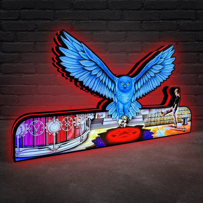 Rush Pinball Topper 3D Printed Lightbox, Rock 'n' Roll Fun, Pinball Arcade Decor, Perfect for Game Room or Pinball Machine FYLZGO Signs