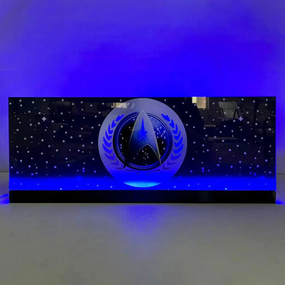 Star Trek Pinball Topper, Pinball topper 3D Acrylic LED Topper, for Bally Pinball Machine, Pinball Topper FYLZGO Signs