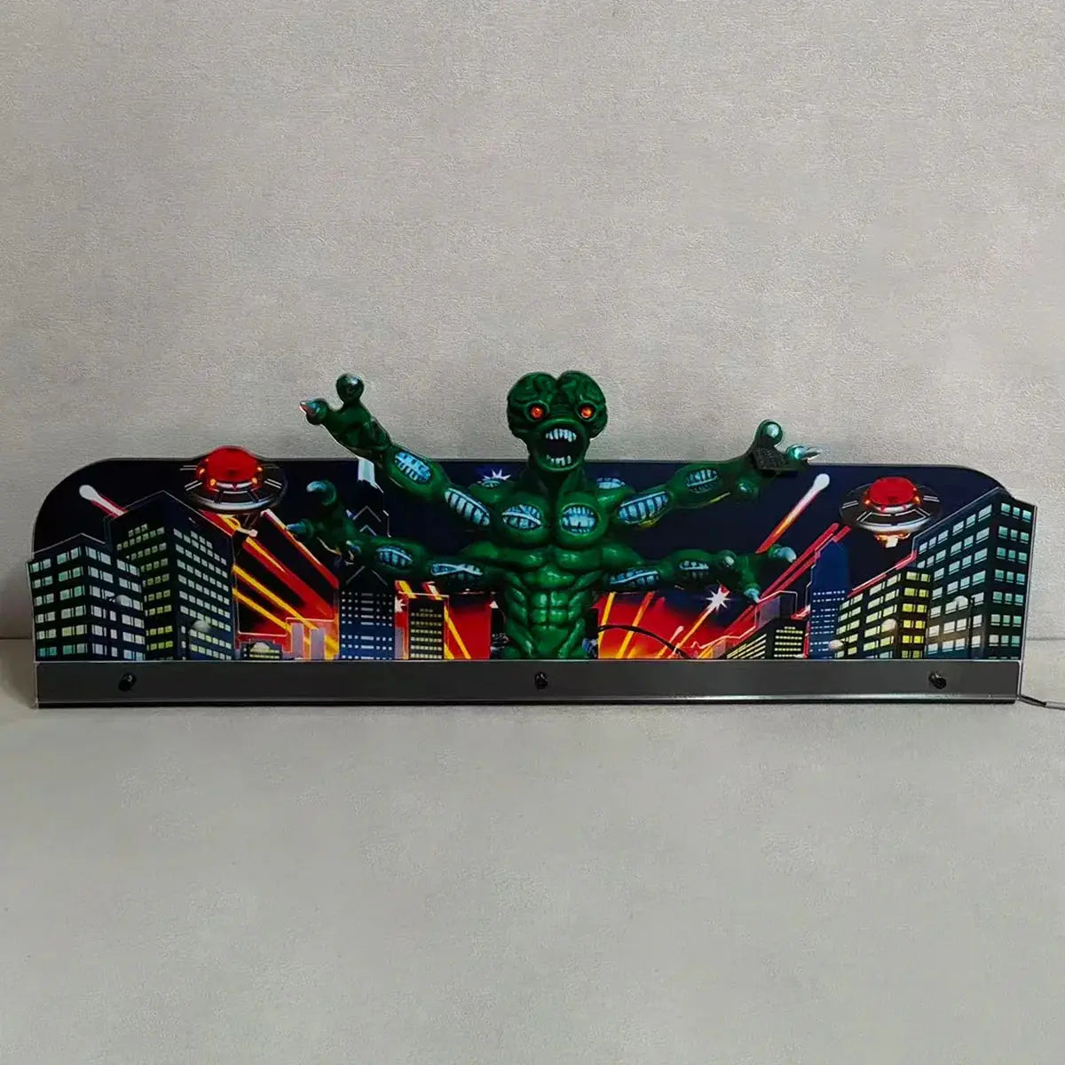 Attack or Revenge From Mars Pinball Acrylic LED Topper, for CGC Pinball Machine, Arcade 1up Pinball Topper FYLZGO Signs