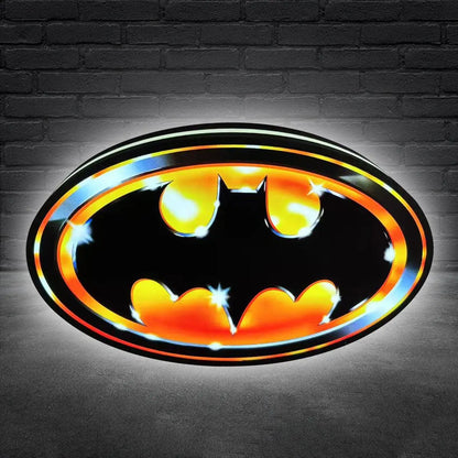Batman 1989 Logo classic 3D Printed Light Box Fully Dimmable Great For Night Light FYLZGO Signs