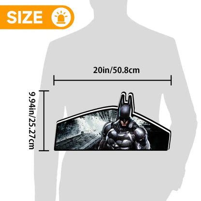Batman Dark Knight Pinball Topper, 3D Printed Lightbox Powered by USB Band Dimm Wall Art Decor Man's Cave FYLZGO Signs