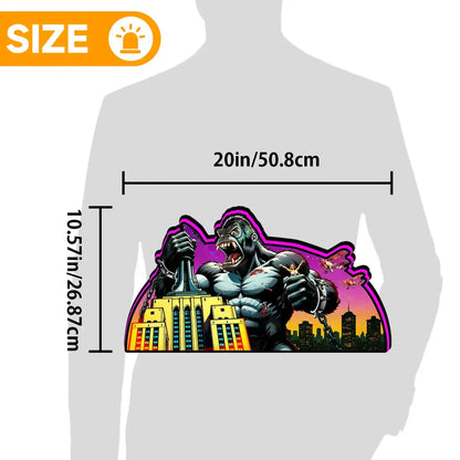 King Kong Pinball AR Topper for  Pinball Machine, 3D Printed Lightbox USB Powered & Full Dimmable FYLZGO Signs