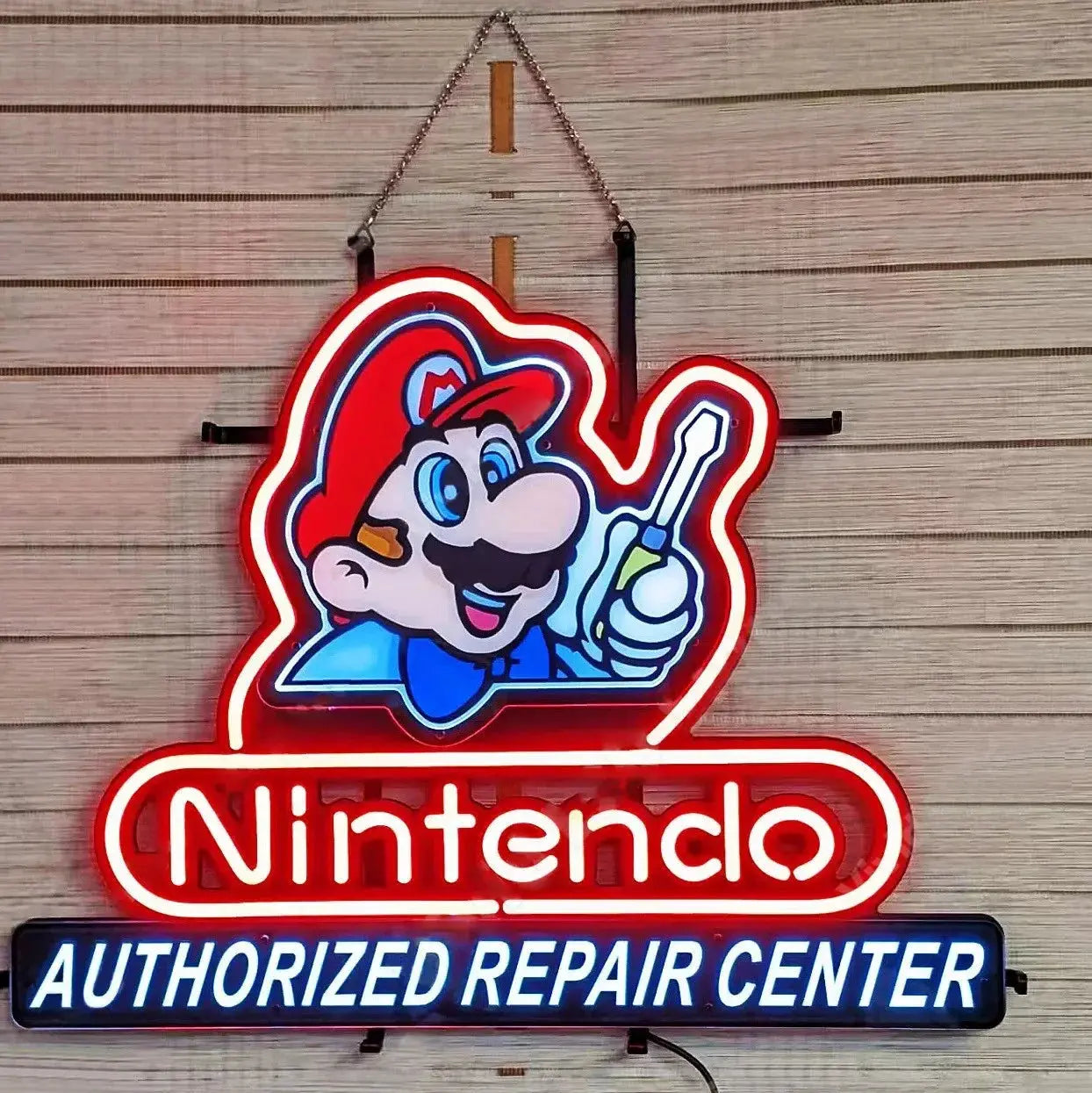 Nintendo Video Game 20"x16" Arcade Neon Sign USB Powered for Kids Room Decor,Insert Coin to Play Neon Sign Dimmable LED Neon Light Sign for Playroom Light Man Cave Game Room Bar FYLZGO Signs