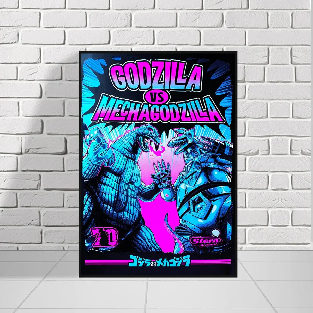 Godzilla Movie Poster LED Light Box (LED Light Box), Godzilla 3D Lightbox FYLZGO Signs