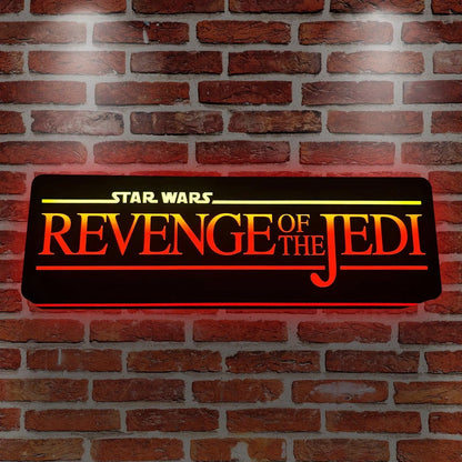 Star Wars Return Of The JEDI 3D Printed Lightbox Handmade,  Star Wars Led Wall Sign, Gift for Star Wars Fans FYLZGO Signs