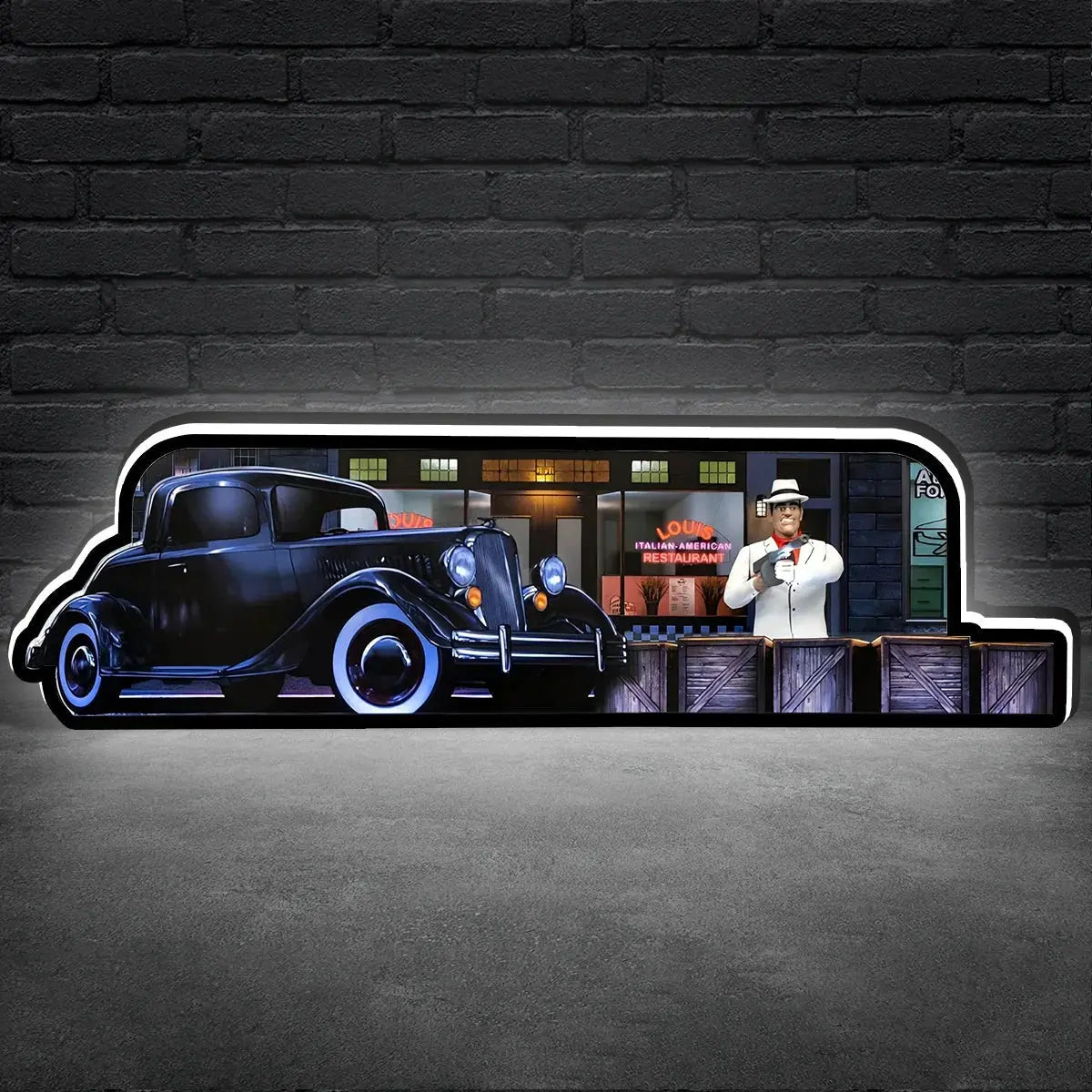 The Godfather Pinball Topper for Limited Edition Pinball Machine, 3D Printed Lightbox, USB Powered & Full Dimmable FYLZGO Signs