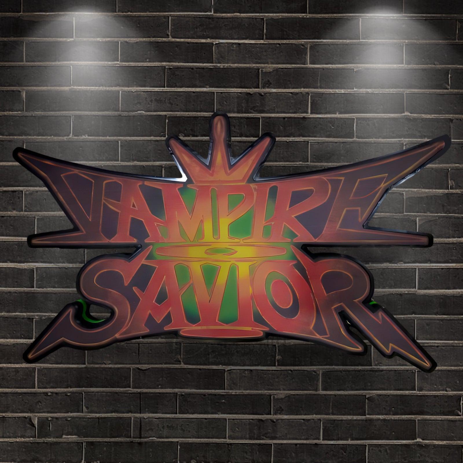 Custom Vampire Savior The Lord of Vampir Logo LED 3D Print Lightbox FYLZGO Signs