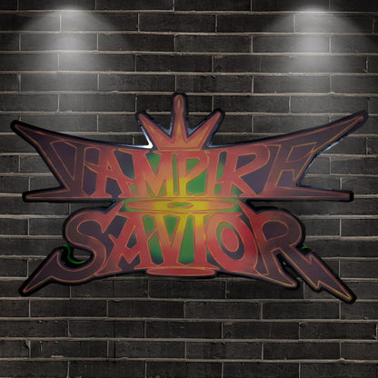 Custom Vampire Savior The Lord of Vampir Logo LED 3D Print Lightbox FYLZGO Signs