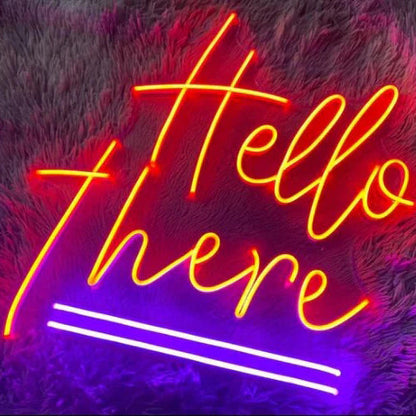 Hello There Neon Sign LED Sign Club