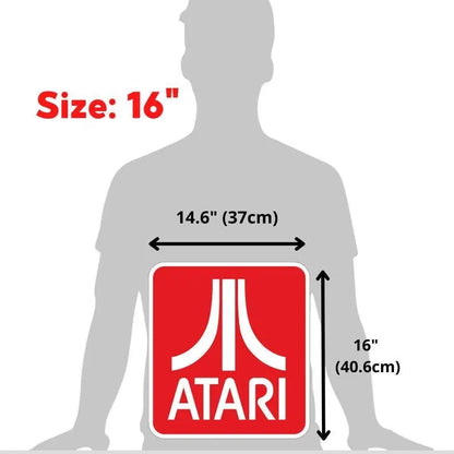 ATARI Sign for Gaming Room Decor, USB Powered Extra Long Cable, Full Dimming Control, Include Both Adhesive & Non Adhesive Wall Mount Kit FYLZGO Signs