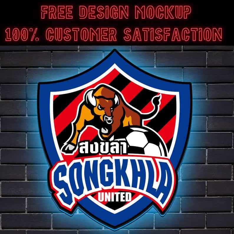 Custom Sporting Logo LED Lightbox: Dimmable USB Powered Sign