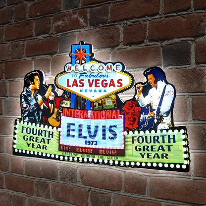 Elvis Presley Pinball Topper 3D Printed LED Light Box, Pinball Arcade Game Lightbox for Rock 'n' Roll Fans,Perfect for Game Room or Pinball Machine FYLZGO Signs