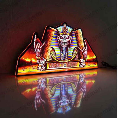 Iron Maiden Legacy of the Beast 24" LED Pinball Topper