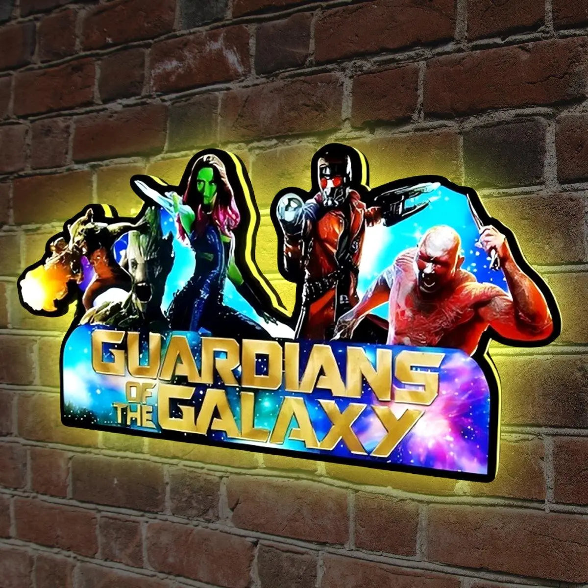 Guardians of the Galaxy Pinball Topper LED Light Box, for Stern Pinball Machine Fans, Rare Collectible USB Plug FYLZGO Signs