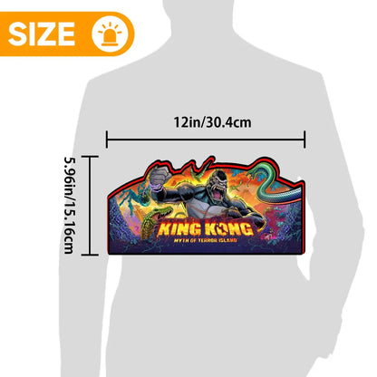 King Kong Pinball Topper 3D Printed Lightbox for  Pinball Machine, Pinball Topper FYLZGO Signs