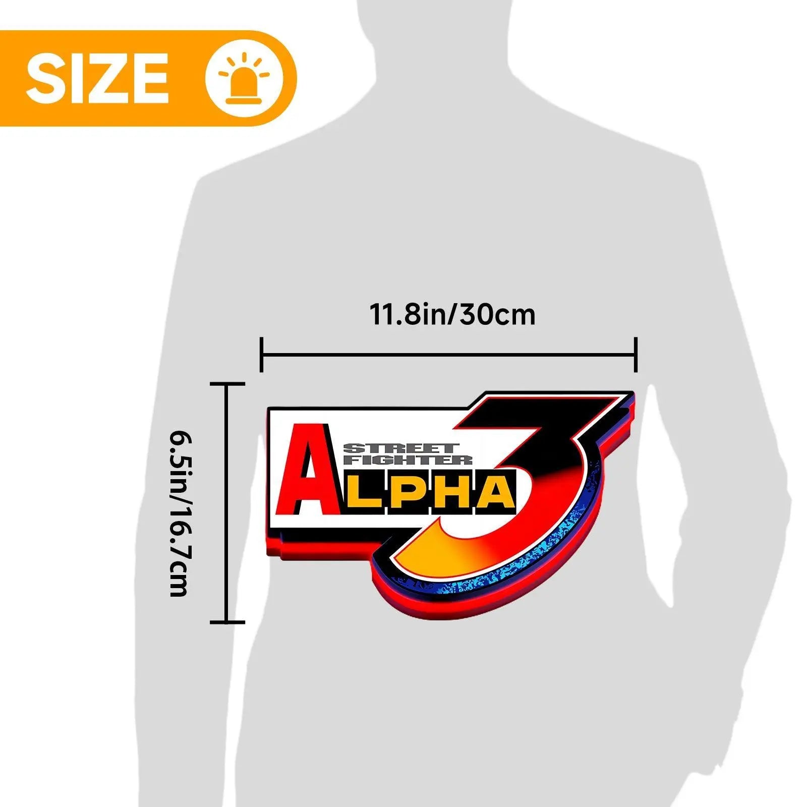 Alpha 3 Street Fight 3D Printed LED Lightbox Game Lightbox FYLZGO Signs
