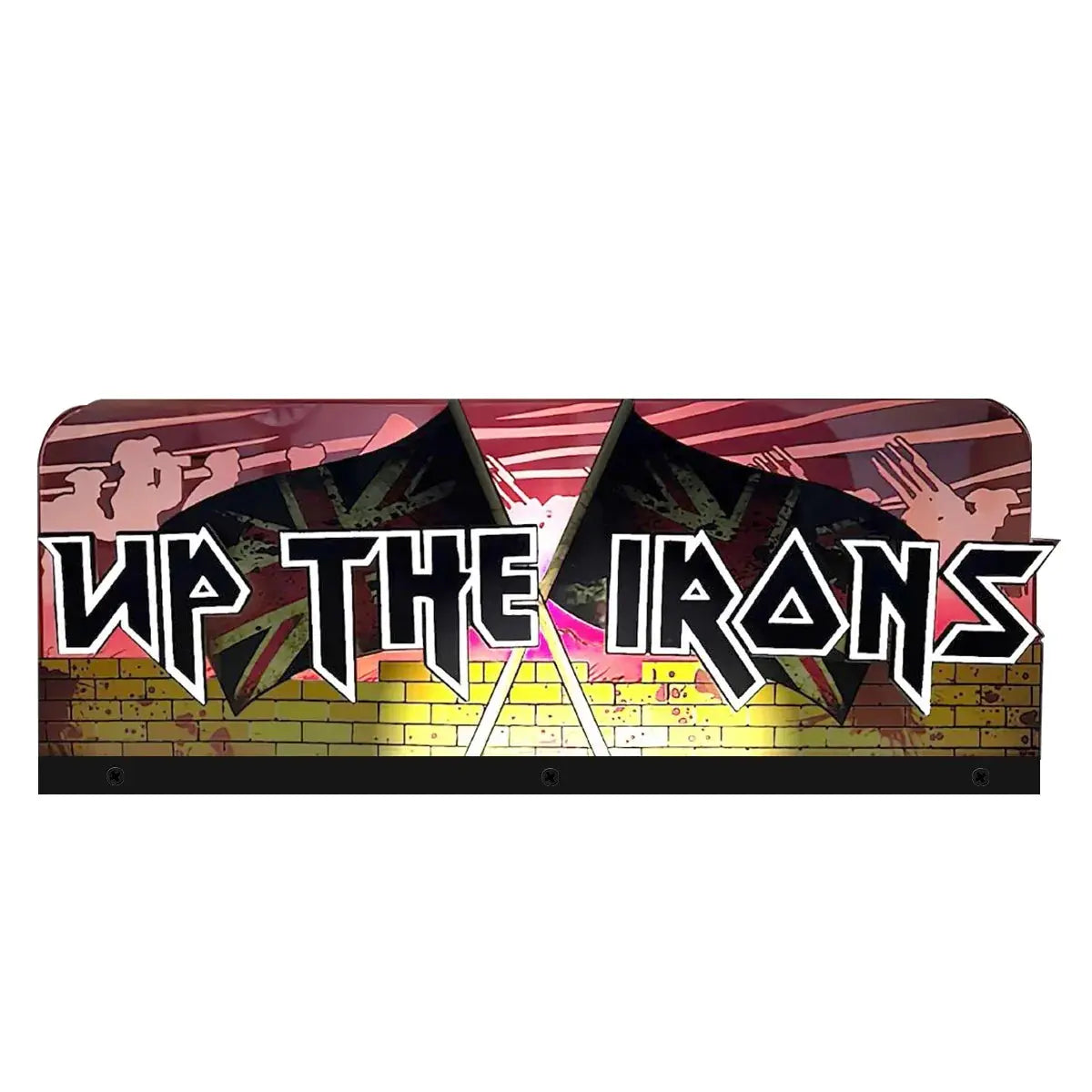 Iron Maiden Topper 3D Acrylic LED Topper, For  Pinball Mahine, Pinball Topper FYLZGO Signs