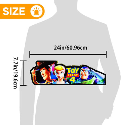 Toy Stroy 4 Pinball Topper LED Lightbox, 3D Printed Lightbox Rock Your Game FYLZGO Signs