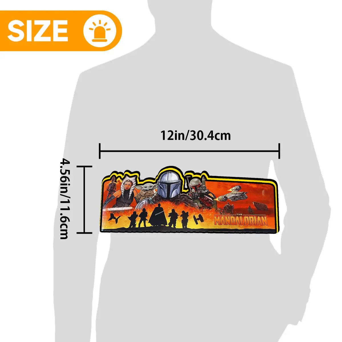 The Mandalorian Pinball Topper LED Lightbox, Pinball Arcade Decor, for The Stern Pinball Machine Topper FYLZGO Signs