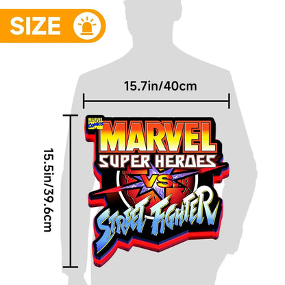 MSH V SF 3D Printed LED Lightbox for Gaming Room Decor FYLZGO Signs