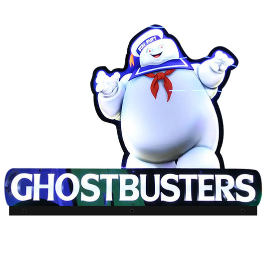 Ghostbusters Stay Puft Arcade Topper 3D Acrylic LED RGB Topper, For Arcade Game Art Repro Game Machine, Arcade Topper FYLZGO Signs