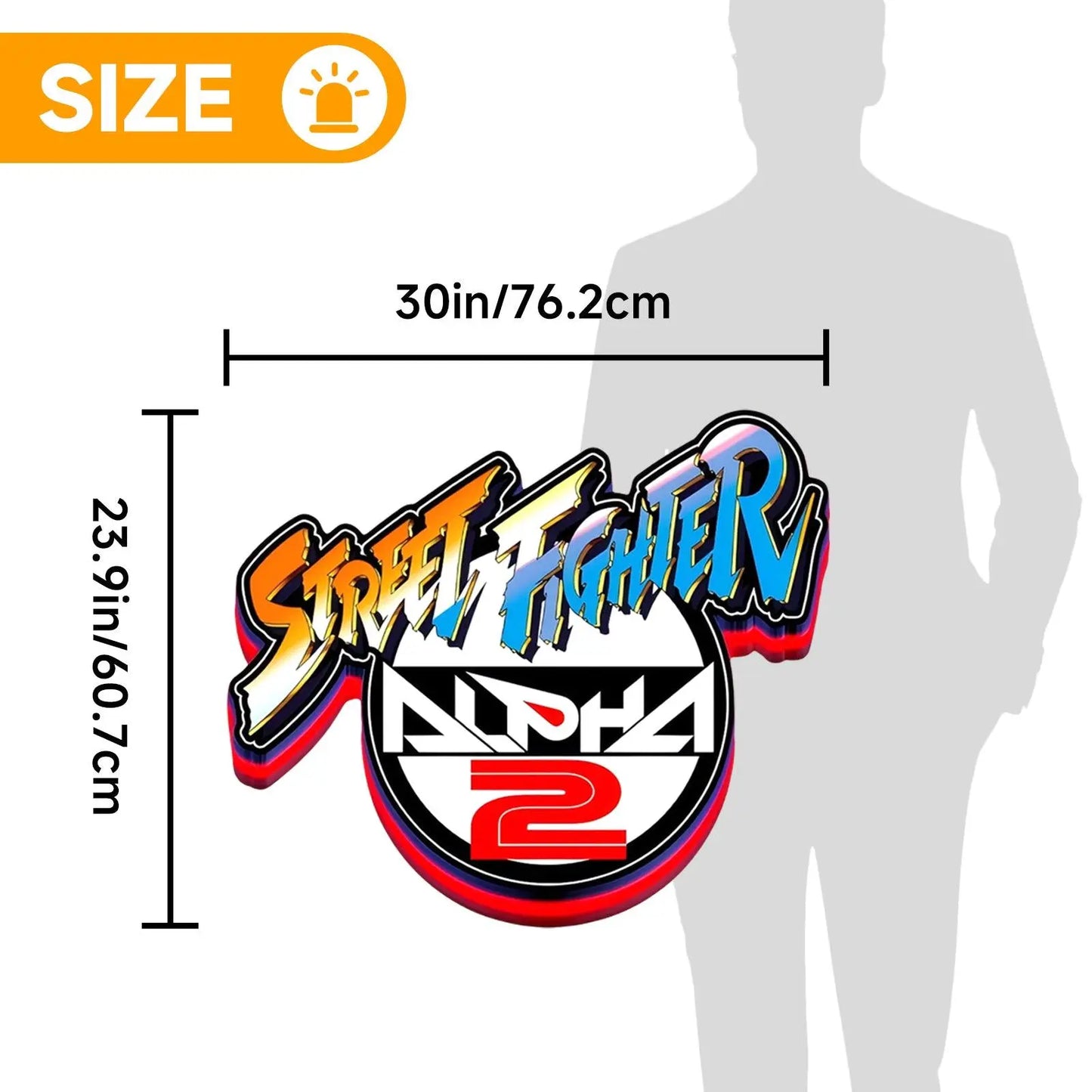 Street Fighter ALPHA 2 3D Printed LED Lightbox FYLZGO Signs