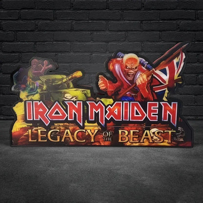 Iron Maiden Pinball Topper Lightbox LED Lightbox Unleash the Power FYLZGO Signs