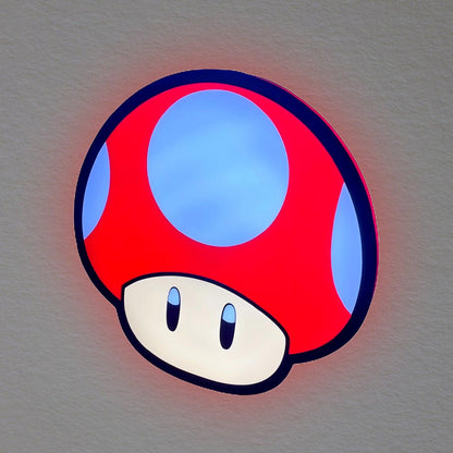 Custom Neon Super Mushroom LED Lightbox SVG Teenager Kids Gift Decor Night Light FYLZGO Signs