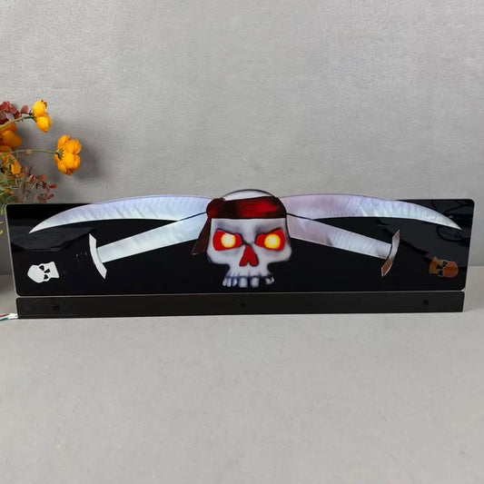 Pirates of the Caribbean Topper 3D Acrylic LED Topper, For  Pinball Mahine, Pinball Topper FYLZGO Signs