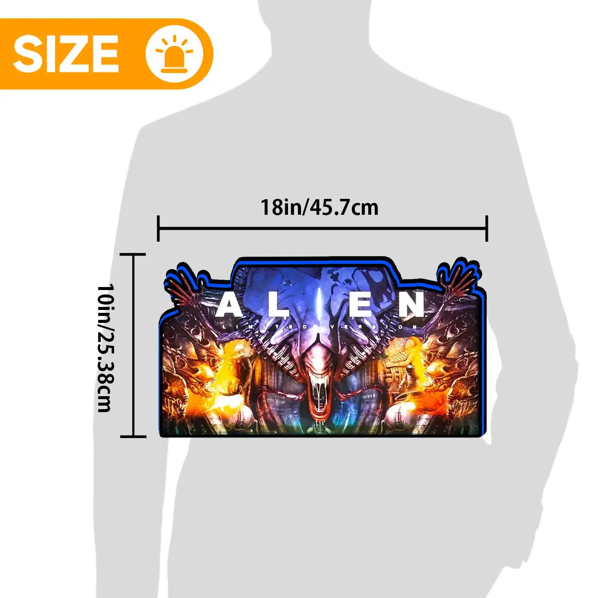 Alien Pinball Topper, for Pinball Brothers Pinball Machine, 3D Printed Lightbox USB Powered & Full Dimmable FYLZGO Signs