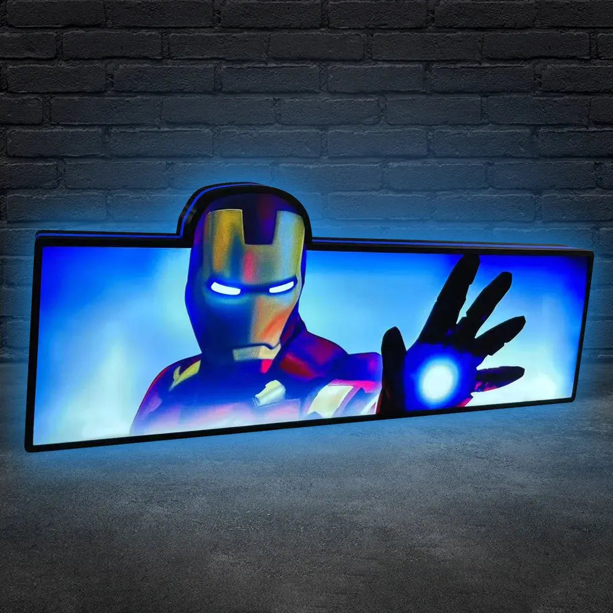 Iron Man topper, Pinball Topper LED Lightbox,  3D Printed Lightbox Rock Your Game FYLZGO Signs