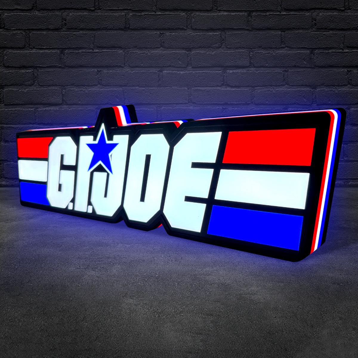 G.I. Joe Sign and Cobra G.I. Joe 3D Printed Lightbox Sign 3D Printed LED Sign G.I. Joe Decoration FYLZGO Signs