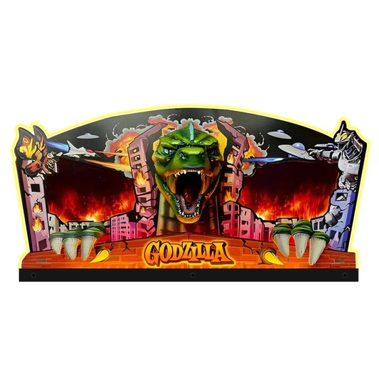 Godzilla Heat Ray Destruction Topper Pinball Acrylic LED Topper, for  Pinball Machine, Pinball Topper FYLZGO Signs