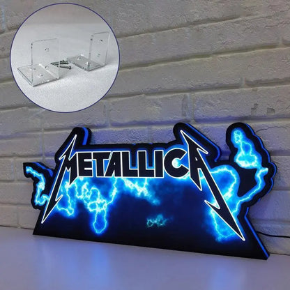 The Metallica Pinball LED Lightbox, The Metallica Pinball Topper, USB powered and with Dimming Function, design for Stern Pinball FYLZGO Signs