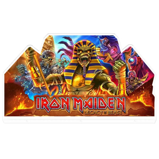 Iron Maiden Topper Acrylic RGB LED Topper, For Stern Pinball Machine, Acrylic Pinball Topper FYLZGO Signs