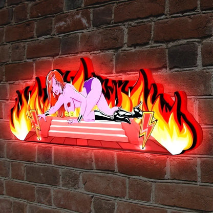 Luci AC/DC Pinball Topper for AC/DC pinball fans, Perfect for Game Room or Pinball Machine FYLZGO Signs