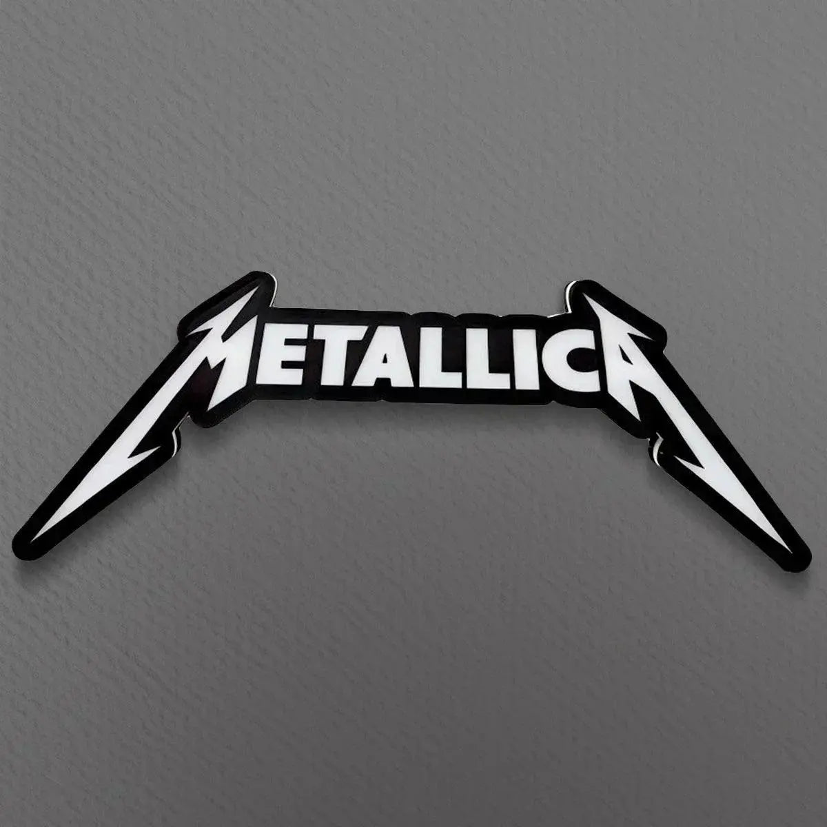 Metallica 3D Printed LED Lamp  Illuminate 3D Lightbox Your Space Dimmable & Powered by USB FYLZGO Signs