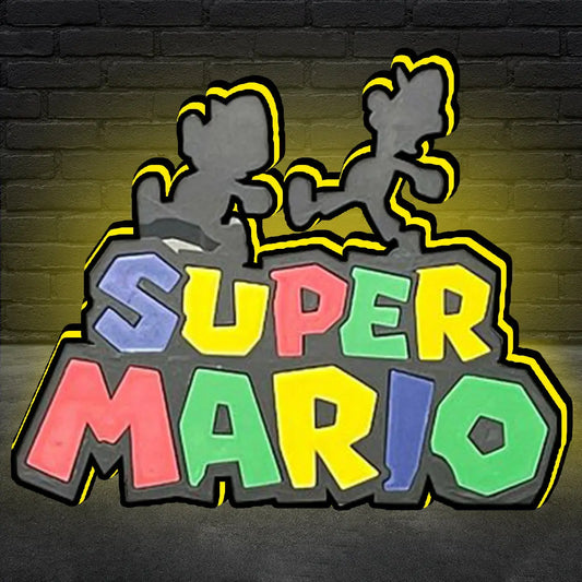 Super Mario Arcade Game 3D LED Light Box, for Arcade Game fans,  Arcade Game Room Decor FYLZGO Signs