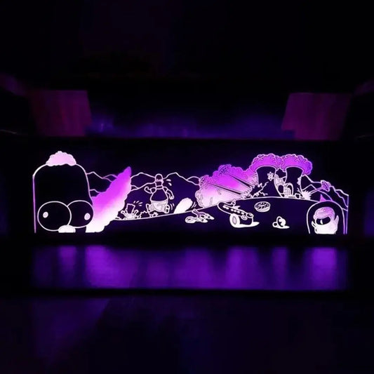 The Simpsons Pinball Party TSPP Acrylic RGB LED Topper, for Pinball Machine, Pinball Topper FYLZGO Signs