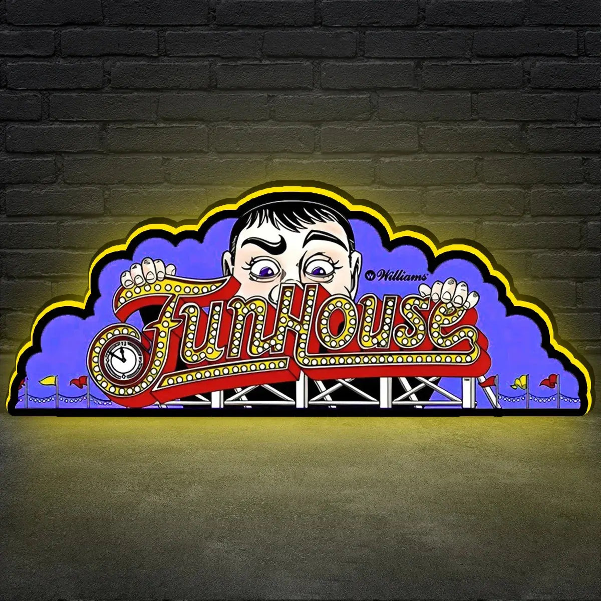 Funhouse Logo Topper 3D Printed Lightbox, USB Powered & Full Dimmable FYLZGO Signs