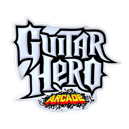 Guitar Hero Pinball Topper 3D Acrylic LED Topper, For Pinball Mahine, Pinball Topper FYLZGO Signs