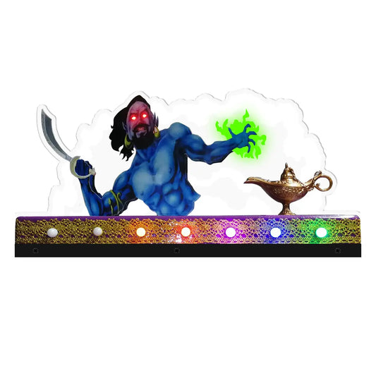 Tales Of The Arabian Nights 3D Acrylic RGB LED Topper, For Pinball Game Room Decor, Mans Cave Decor FYLZGO Signs