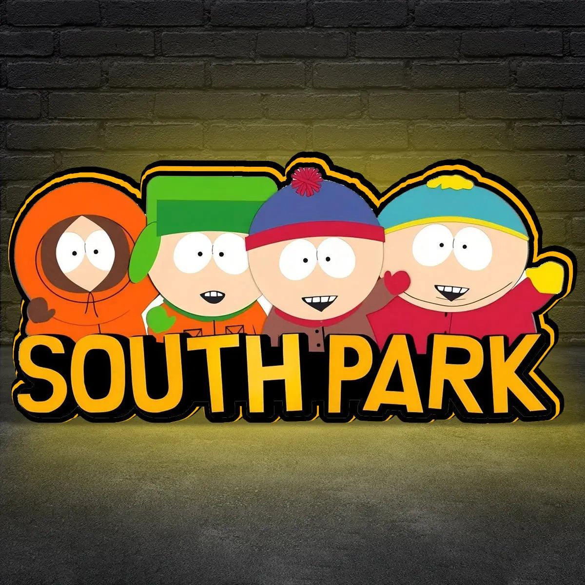 South Park Pinball Topper LED Lightbox, Pinball Arcade Decor, for Sega Pinball Machine Topper FYLZGO Signs