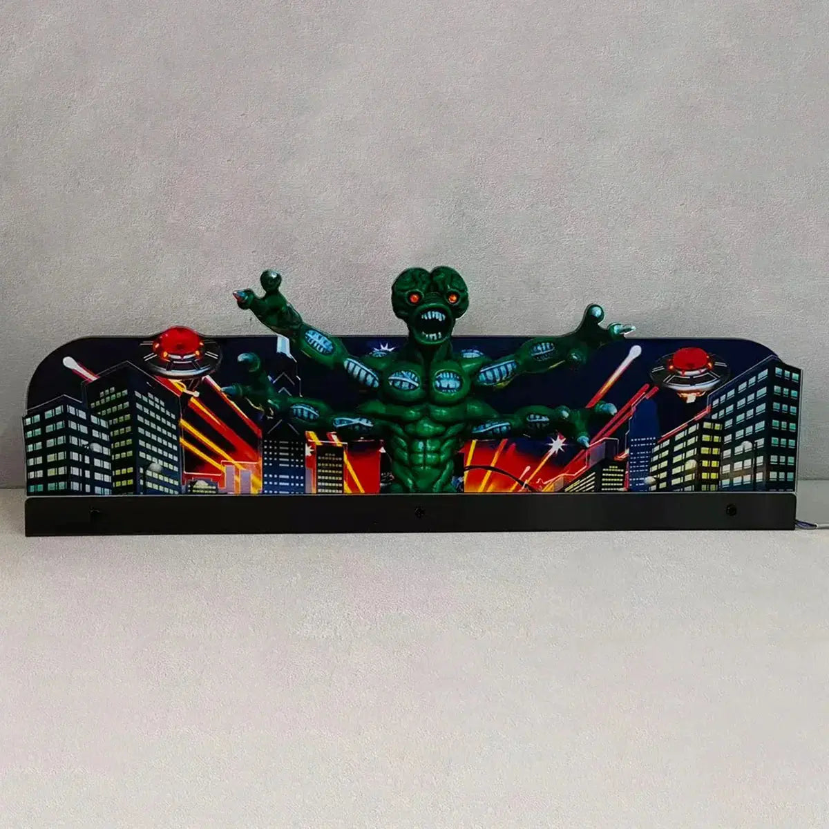 Attack or Revenge From Mars Pinball Acrylic LED Topper, for CGC Pinball Machine, Arcade 1up Pinball Topper FYLZGO Signs