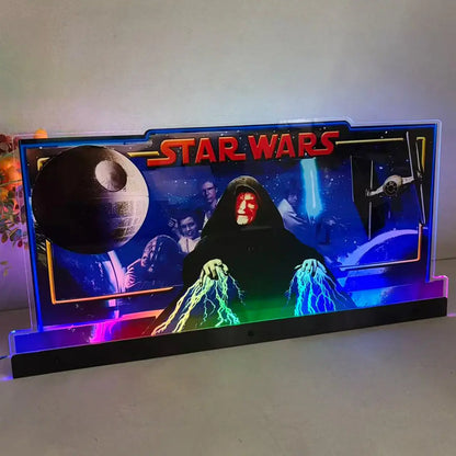 Star Wars Sith Lord Pinball Topper 3D Acrylic LED Topper, for  Pinball Machine, Pinball Topper FYLZGO Signs